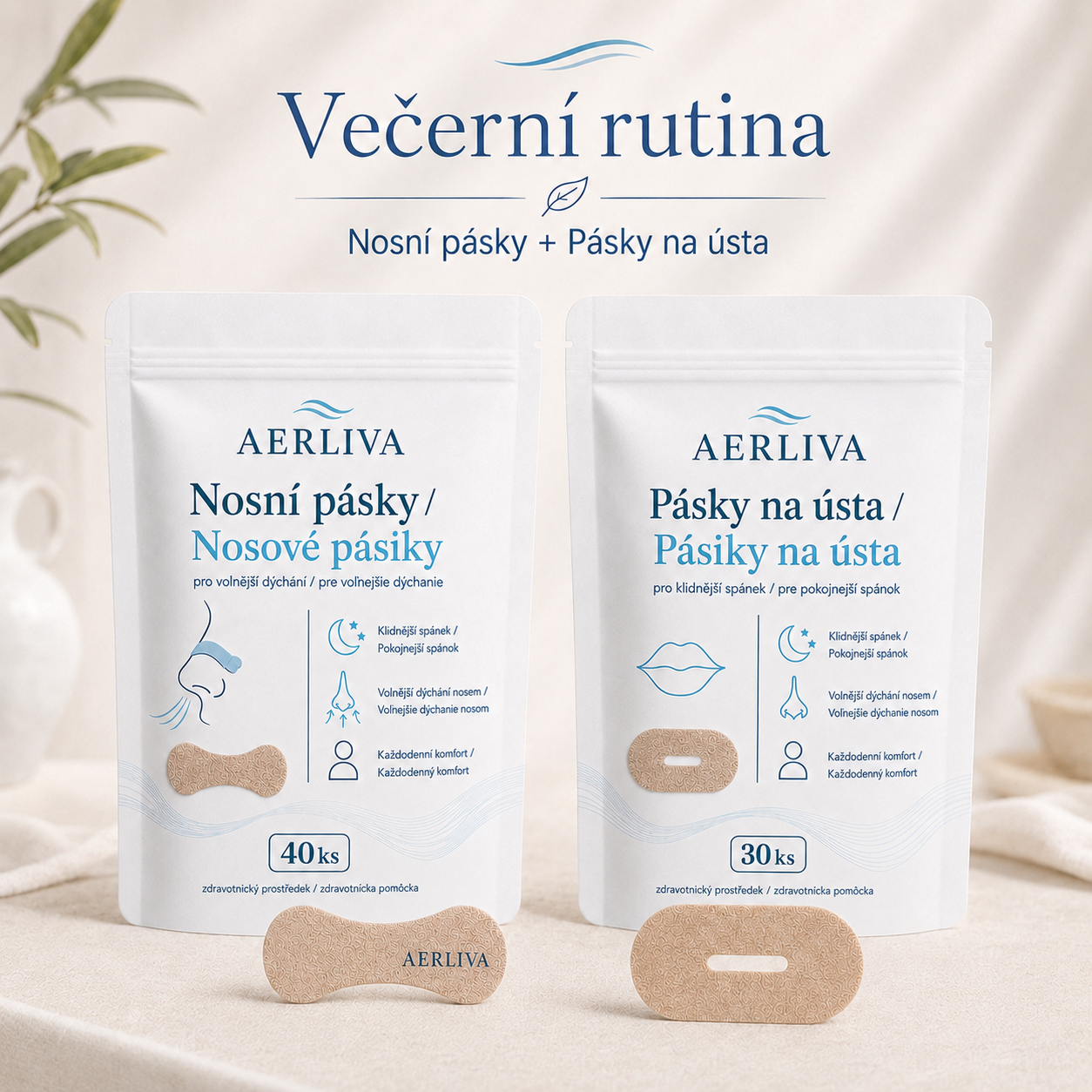 AERLIVA Večerní rutina