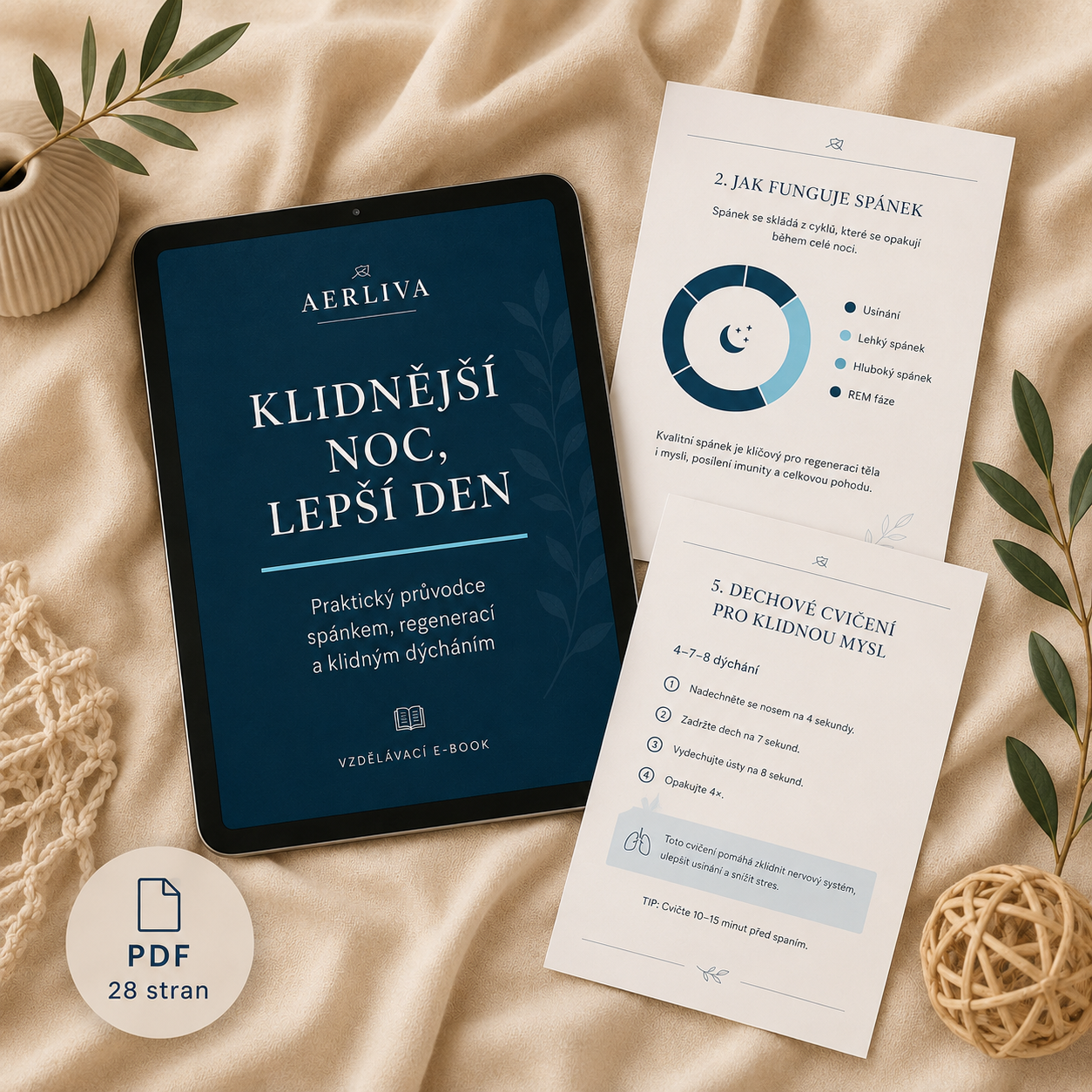AERLIVA Klidnější noc, lepší den – vzdělávací e-book