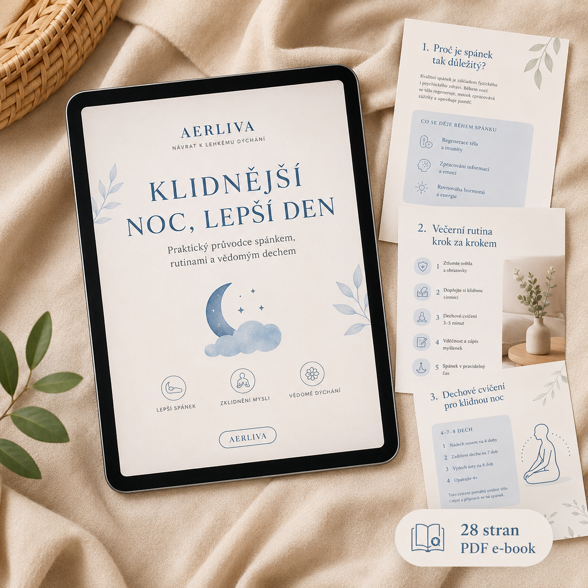 AERLIVA Klidnější noc, lepší den – vzdělávací e-book