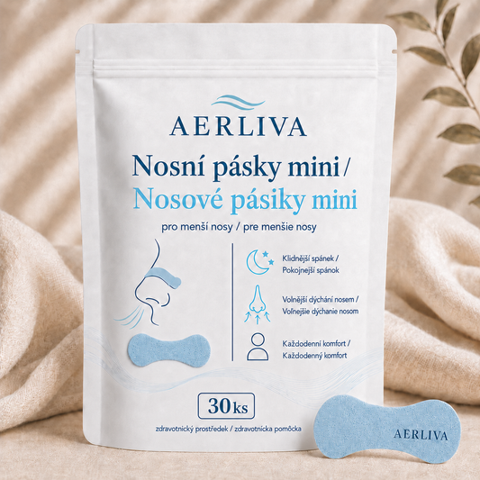 AERLIVA Nosní pásky mini 30 ks – pro menší nosy