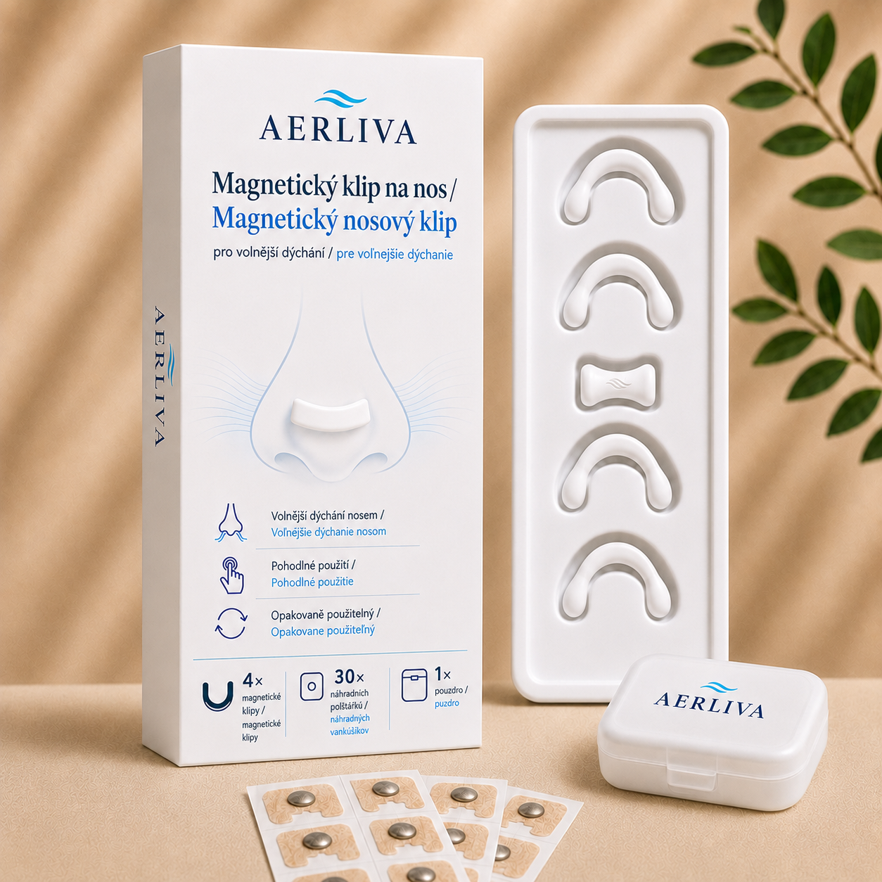 AERLIVA Magnetický klip na nos
